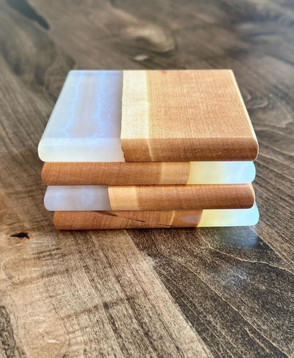 Resin Wood Coaster