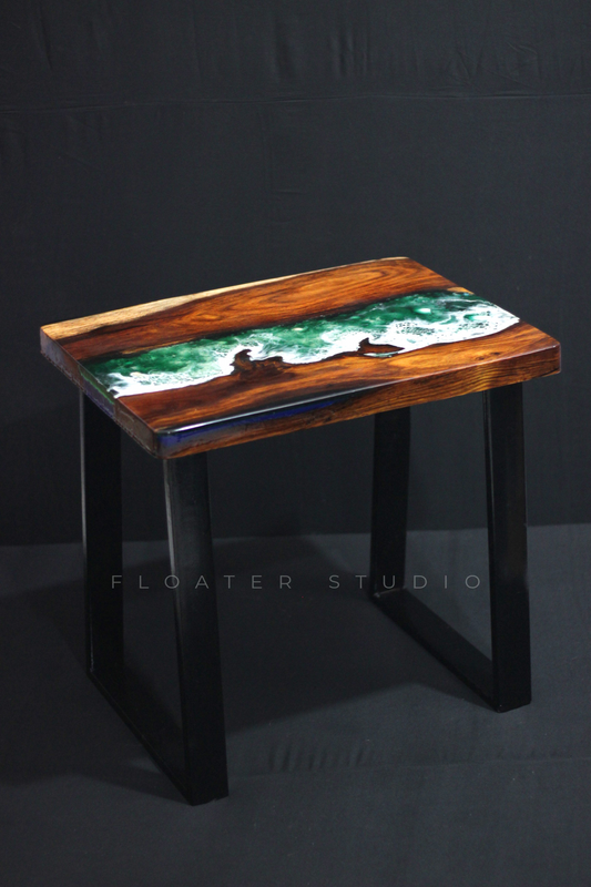 Ocean Resin Table, Resin Table for Room, Office, Home Decor, Customization Available