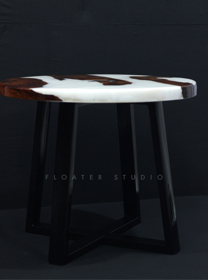 Arctic Resin River Table, Epoxy Resin Table, White Resin Table, Customization Available