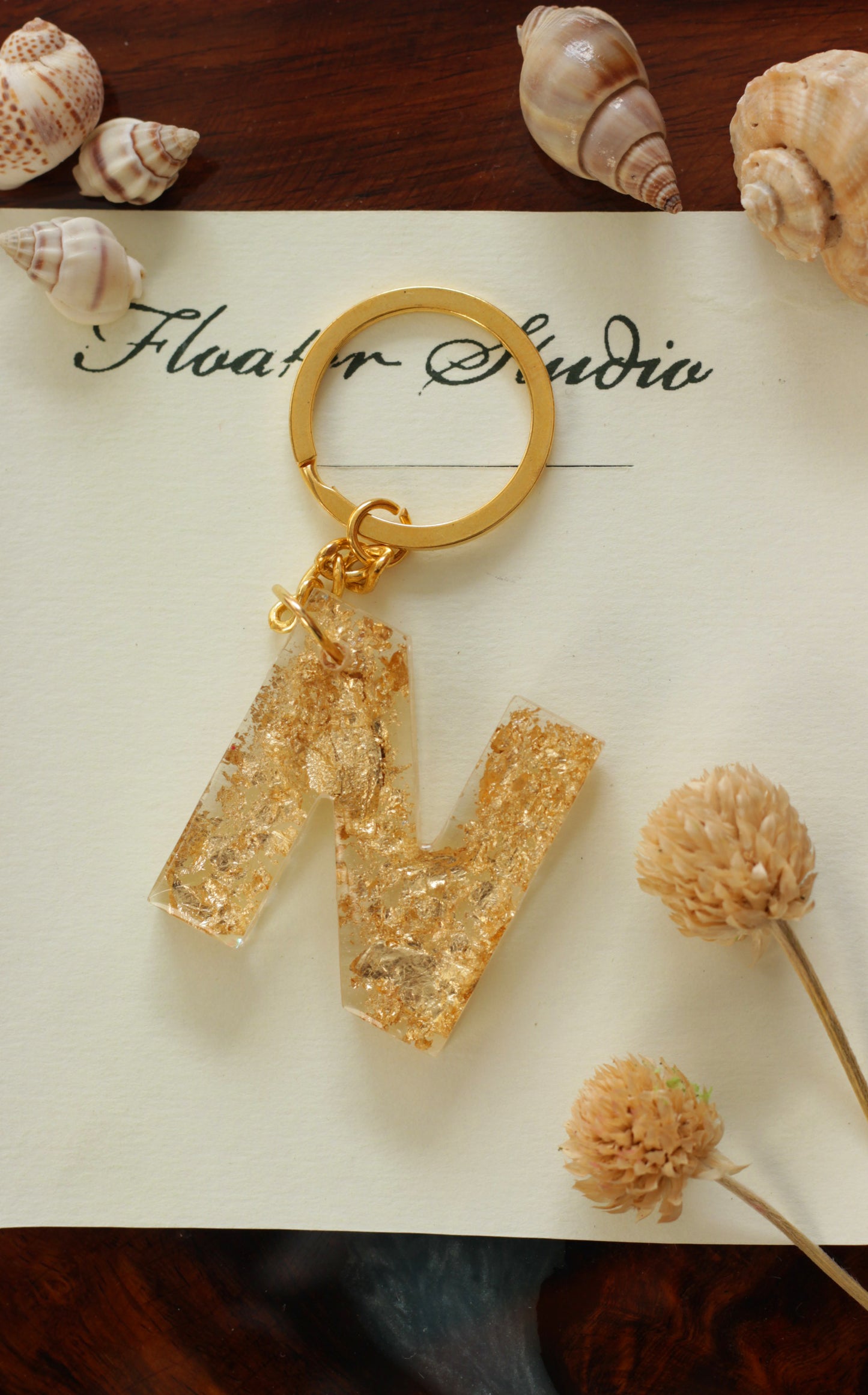 Resin Letter keychain, Resin Alphabet keychain, Resin golden, silver, or Copper Leaf Keychain, resin keychain, best gift ideas