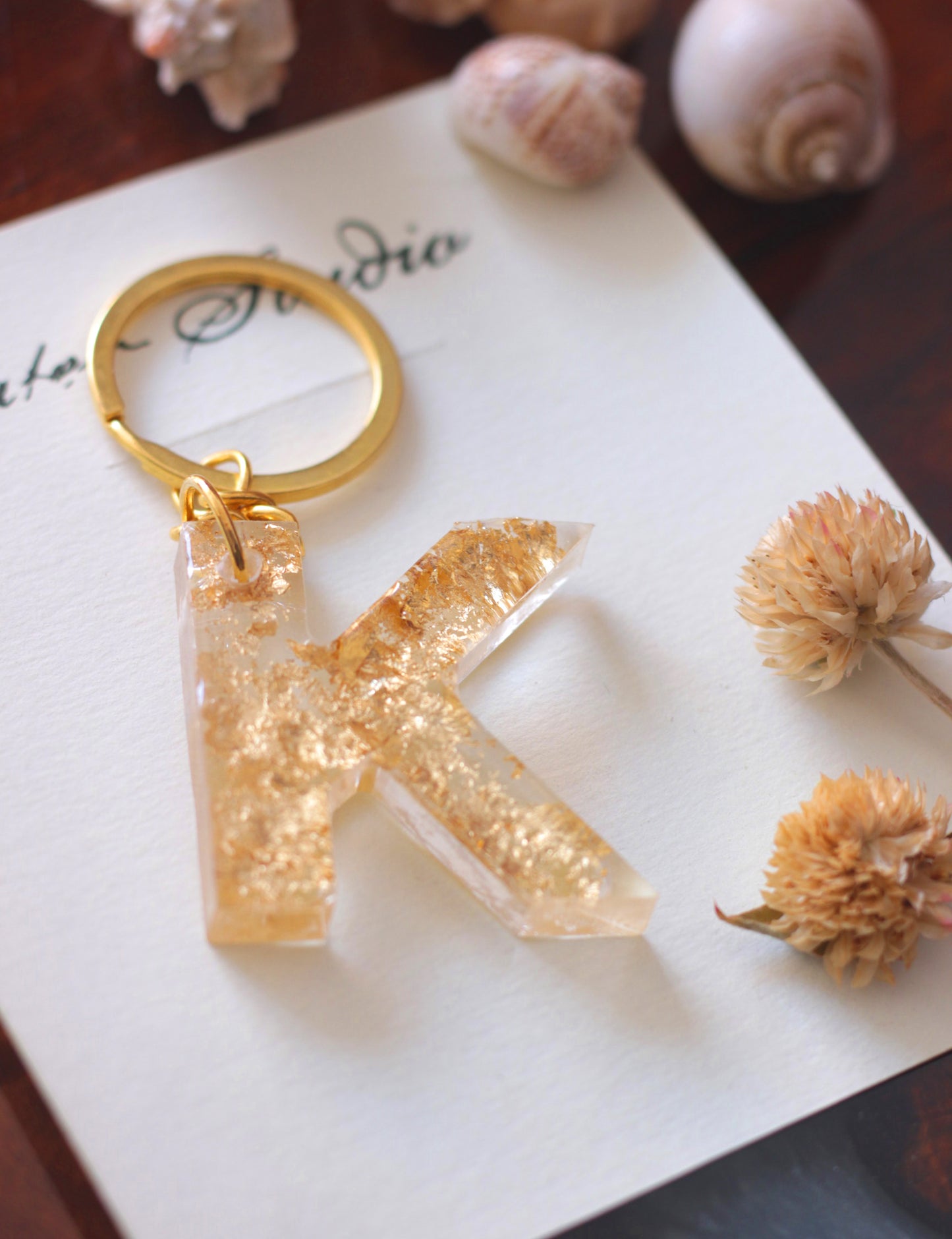 Resin Letter keychain, Resin Alphabet keychain, Resin golden, silver, or Copper Leaf Keychain, resin keychain, best gift ideas