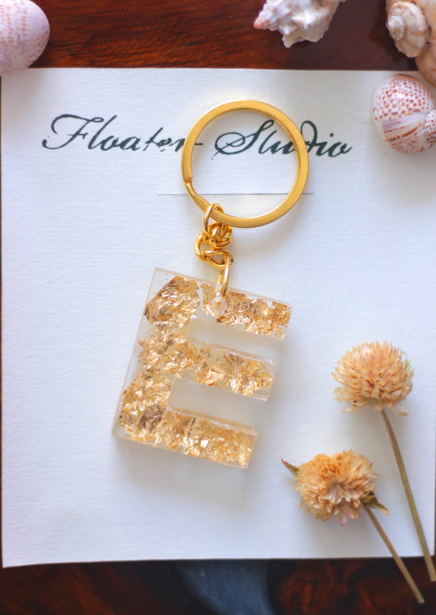 Resin Letter keychain, Resin Alphabet keychain, Resin golden, silver, or Copper Leaf Keychain, resin keychain, best gift ideas