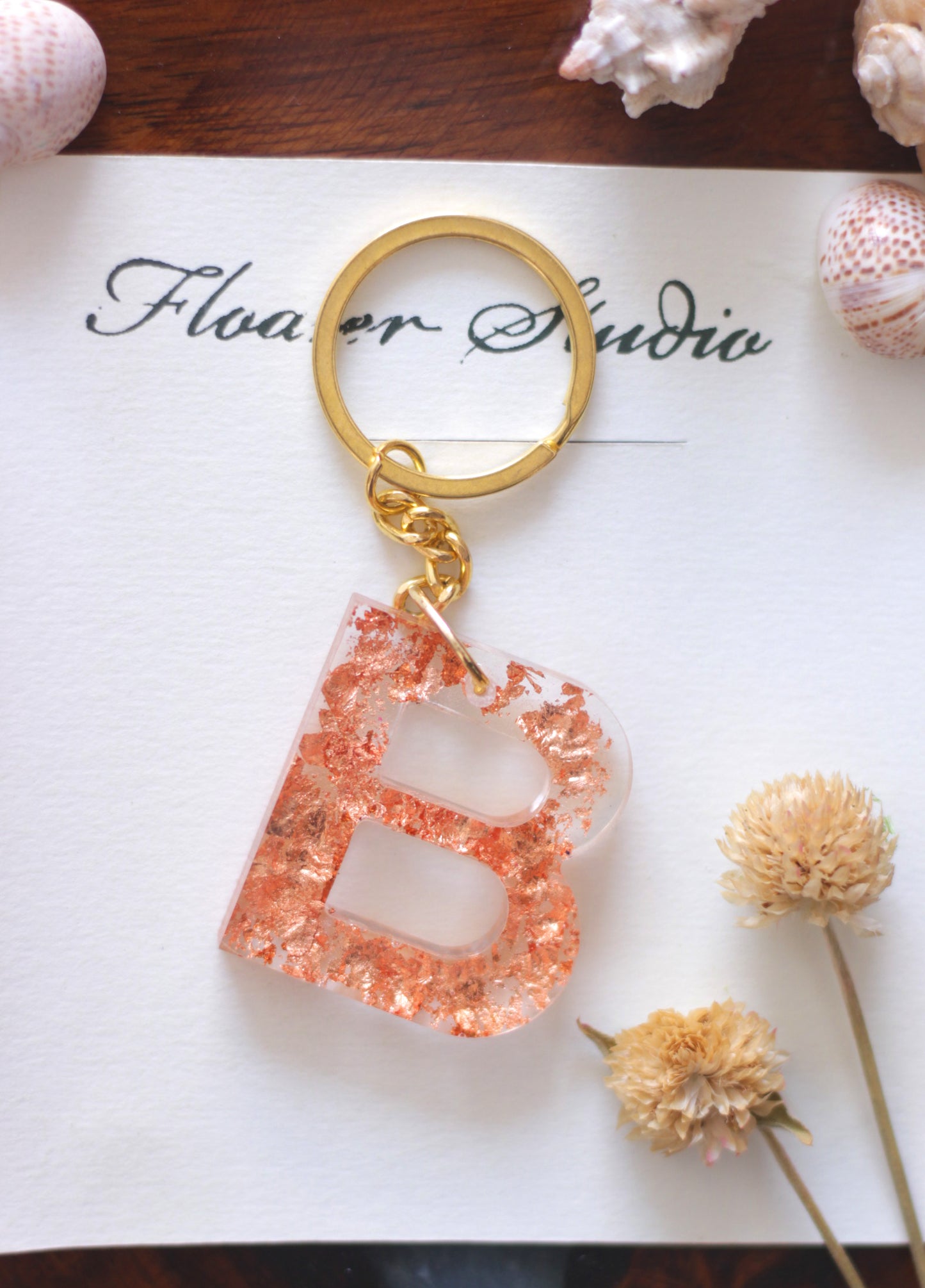 Resin Letter keychain, Resin Alphabet keychain, Resin golden, silver, or Copper Leaf Keychain, resin keychain, best gift ideas