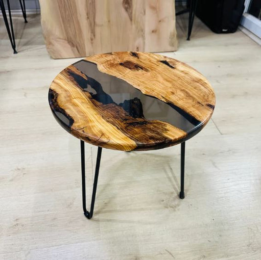 Epoxy Resin Coffee Table, Resin Round Table, Customization Available